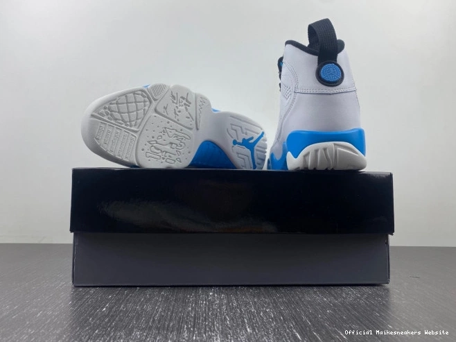 Official Maikesneakers 9 Powder Air Blue FQ8992-101 Jordan 0801